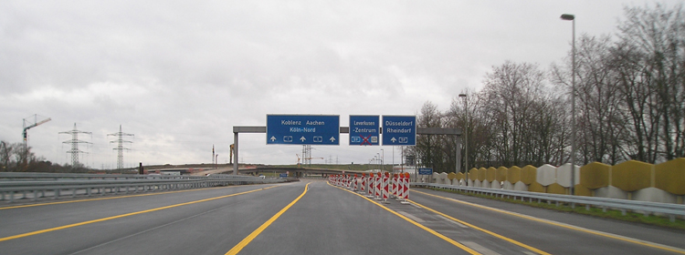 A1 Rheinbrücke Leverkusen Köln Verkehrsfreigabe 29