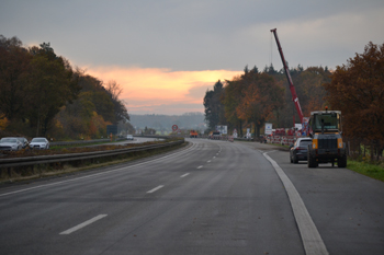 A3 Autobahn Emmerich Elten Verbundbrcke selbstfahrendes Transportgert 81
