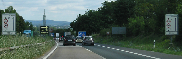 A643 Lkw Sperranlage Autobahn Rheinbrcke Wiebaden Schierstein Mainz Mombach 93