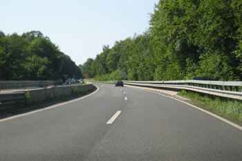 Bundestrae B61 Sudbachtalbrcke Autobahn A5 Nord Lhne 28