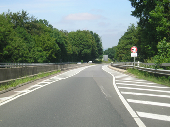 Bundestrae B61 Sudbachtalbrcke Autobahn A5 Nord Lhne 41