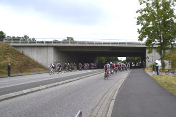 Tour de France Deutschland Autobahnsperrung A 57 Anschlustelle Kaarst Bttgen Neuss 13